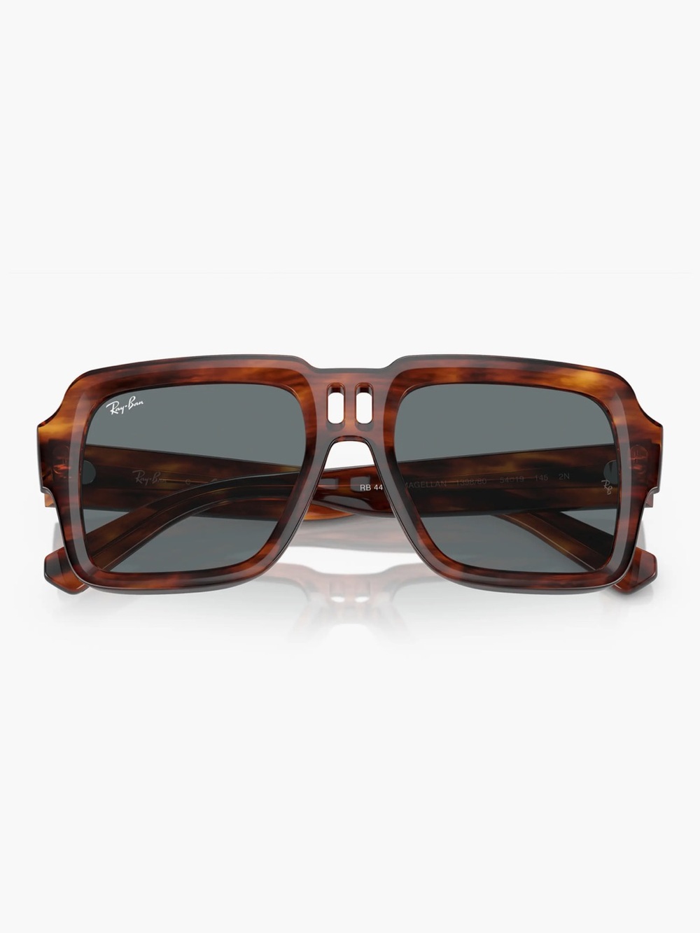 Magellan 54mm Square
Tortoise shell Sunglasses Raybans